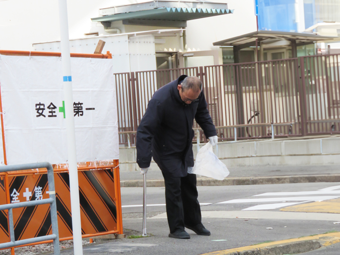 清掃活動の様子